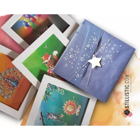 Cadre carré avec Illustration Petit Pois et Poussin Pâques pour Chambre Enfant bébé 25x25cm