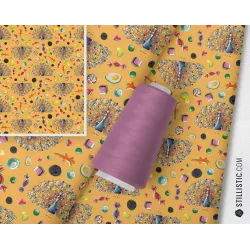 Tissu au mètre Sans substances nocives motif paon sur commande coton bio gots, minky, velours, simili-cuir Oekotex sans substanc