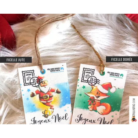 Etiquettes cadeaux animaux de Noël à planter (éco-responsable)