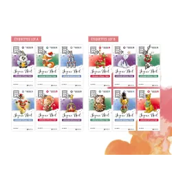 Etiquettes cadeaux animaux de Noël à planter (éco-responsable)