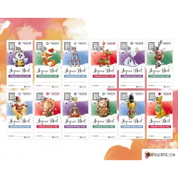 Etiquettes cadeaux de Noël à télécharger et imprimer