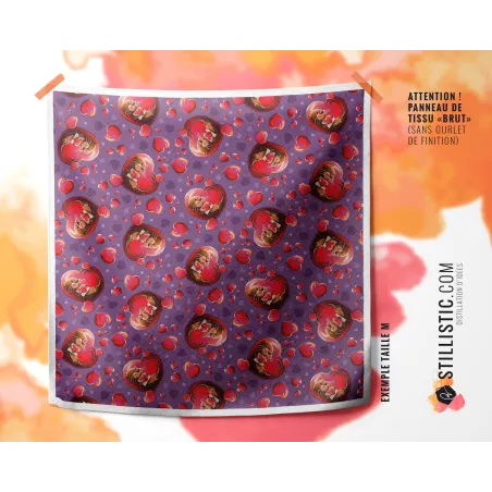 Coupon Furoshiki Loutre coeur