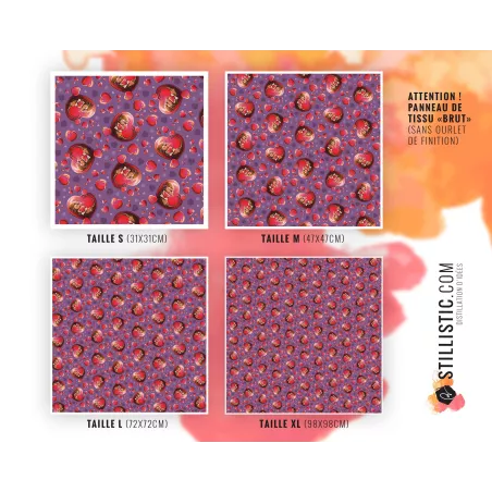 Coupon Furoshiki Loutre coeur