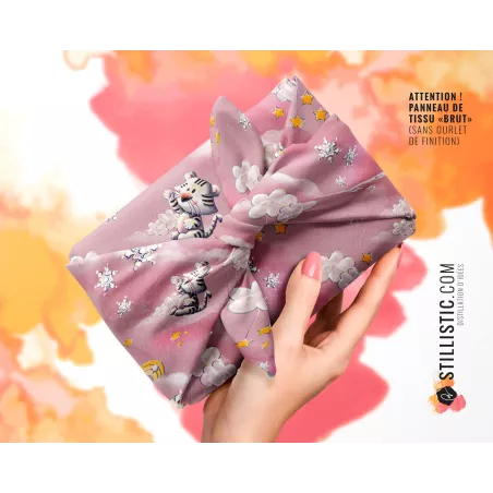 Coupon Furoshiki Tigre blanc Noël