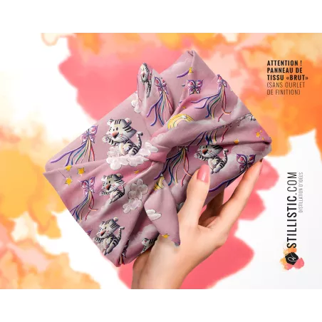 Coupon Furoshiki Tigre blanc