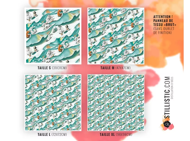 Coupon Furoshiki Animaux du pôle