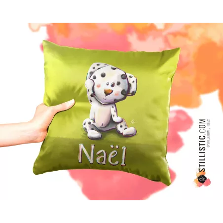 Coupon tissu Coussin de naissance Bébé Dalmatien