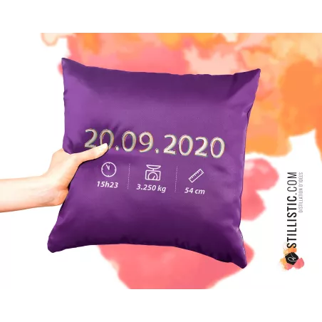 Coupon tissu Coussin de naissance Bébé Lynx