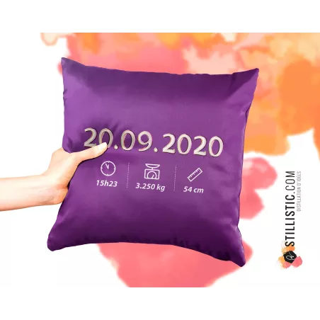 Coupon tissu Coussin de naissance Bébé Perroquet