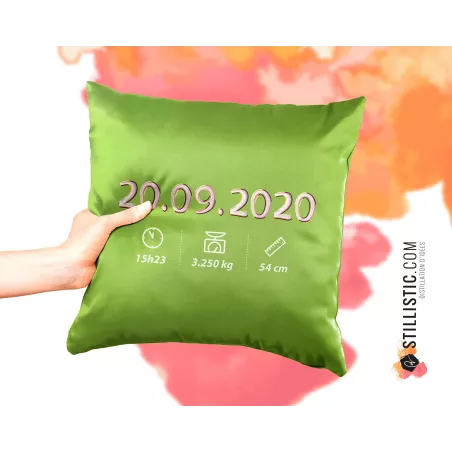 Coupon tissu Coussin de naissance Bébé Tigre