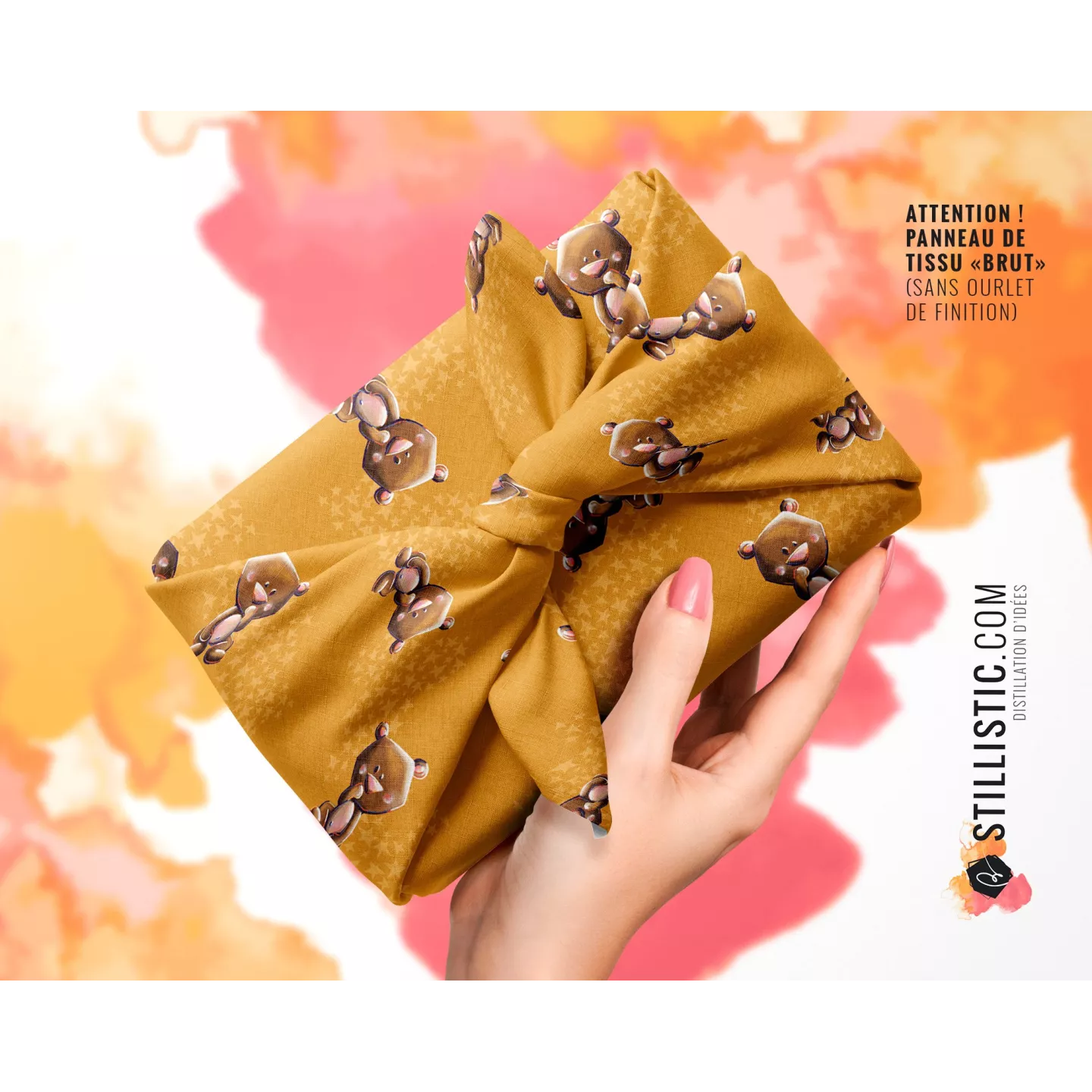 Coupon Furoshiki Bébé ours