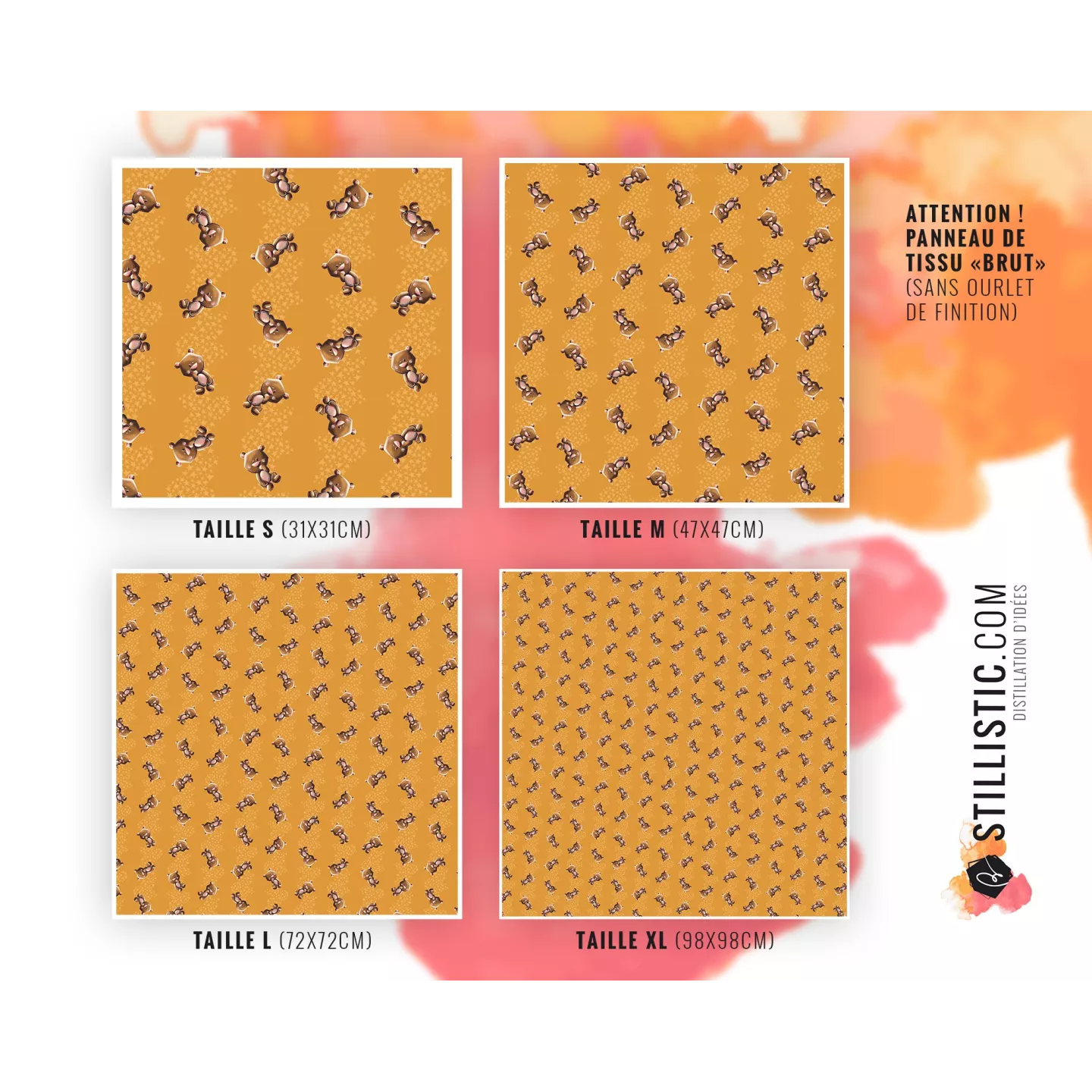 Coupon Furoshiki Bébé ours