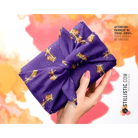 Coupon Furoshiki Bébé girafe