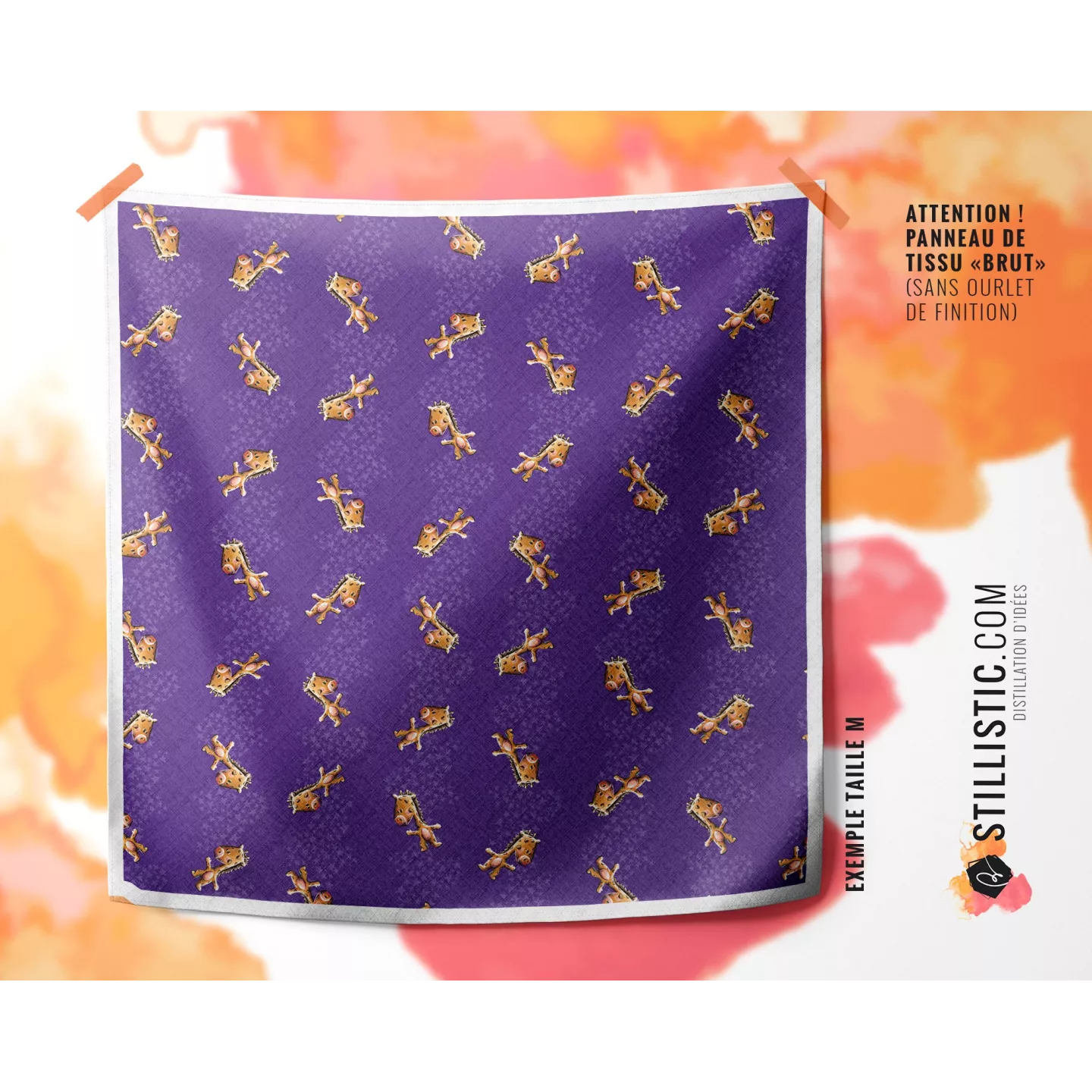 Coupon Furoshiki Bébé girafe