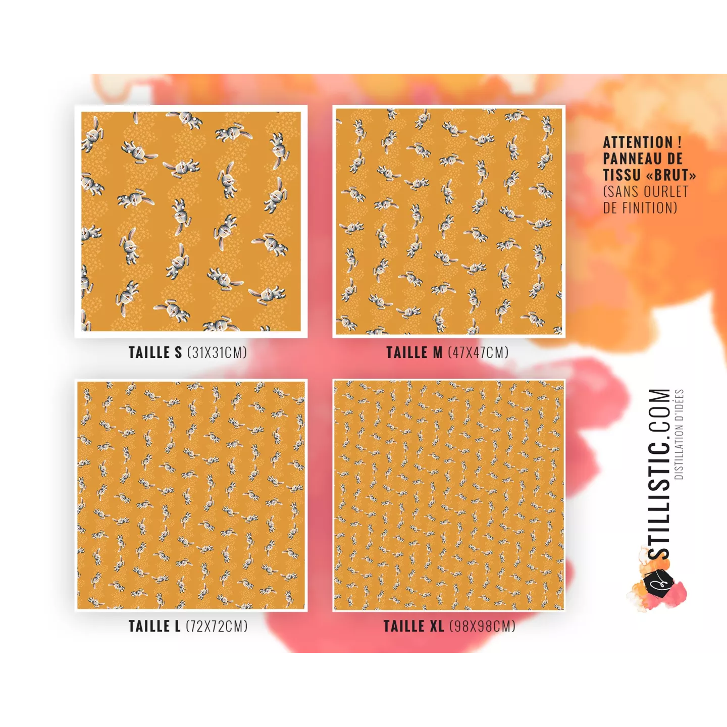 Coupon Furoshiki Bébé lapin