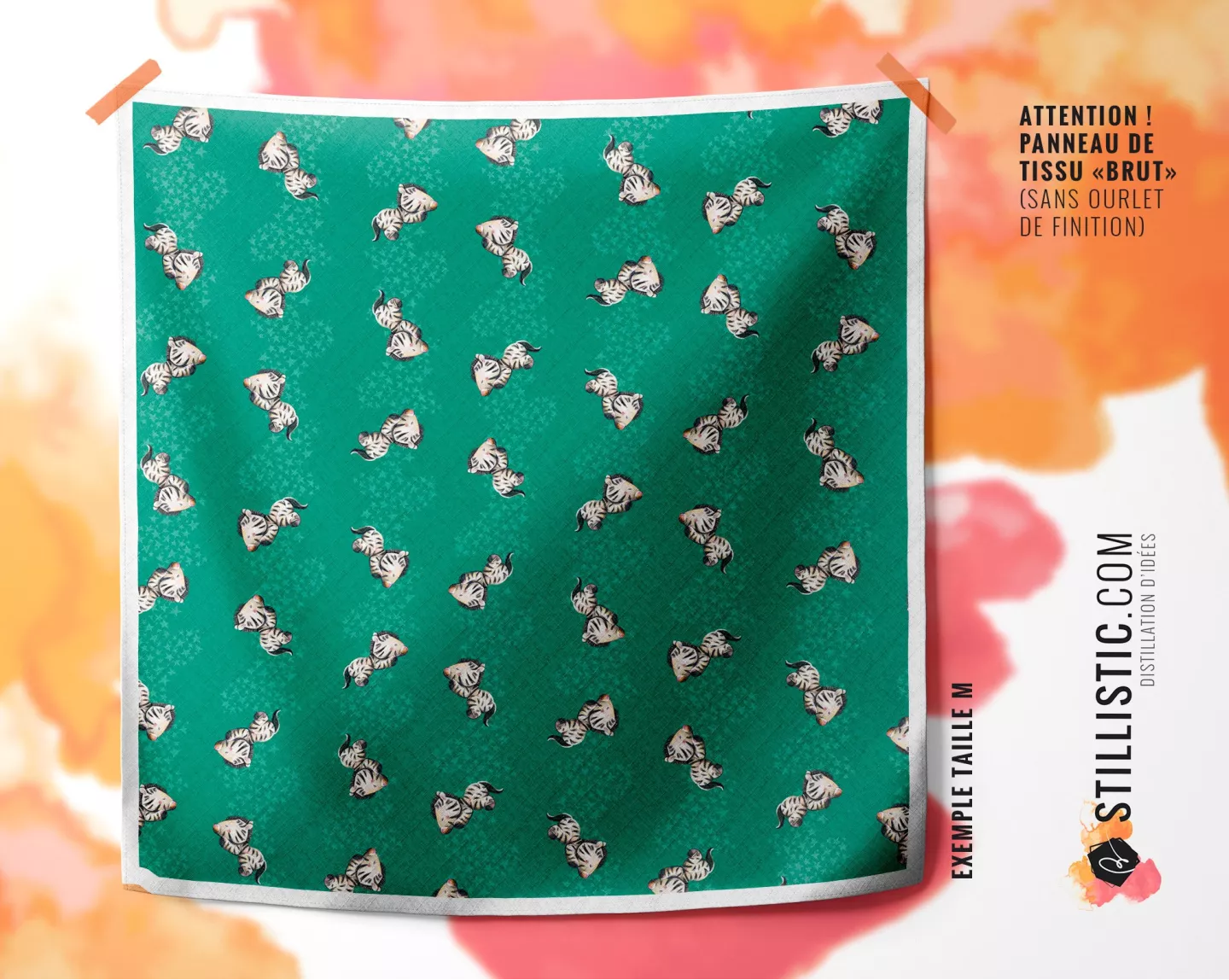 Coupon Furoshiki Bébé zèbre