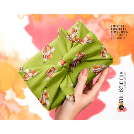 Coupon Furoshiki Bébé renard