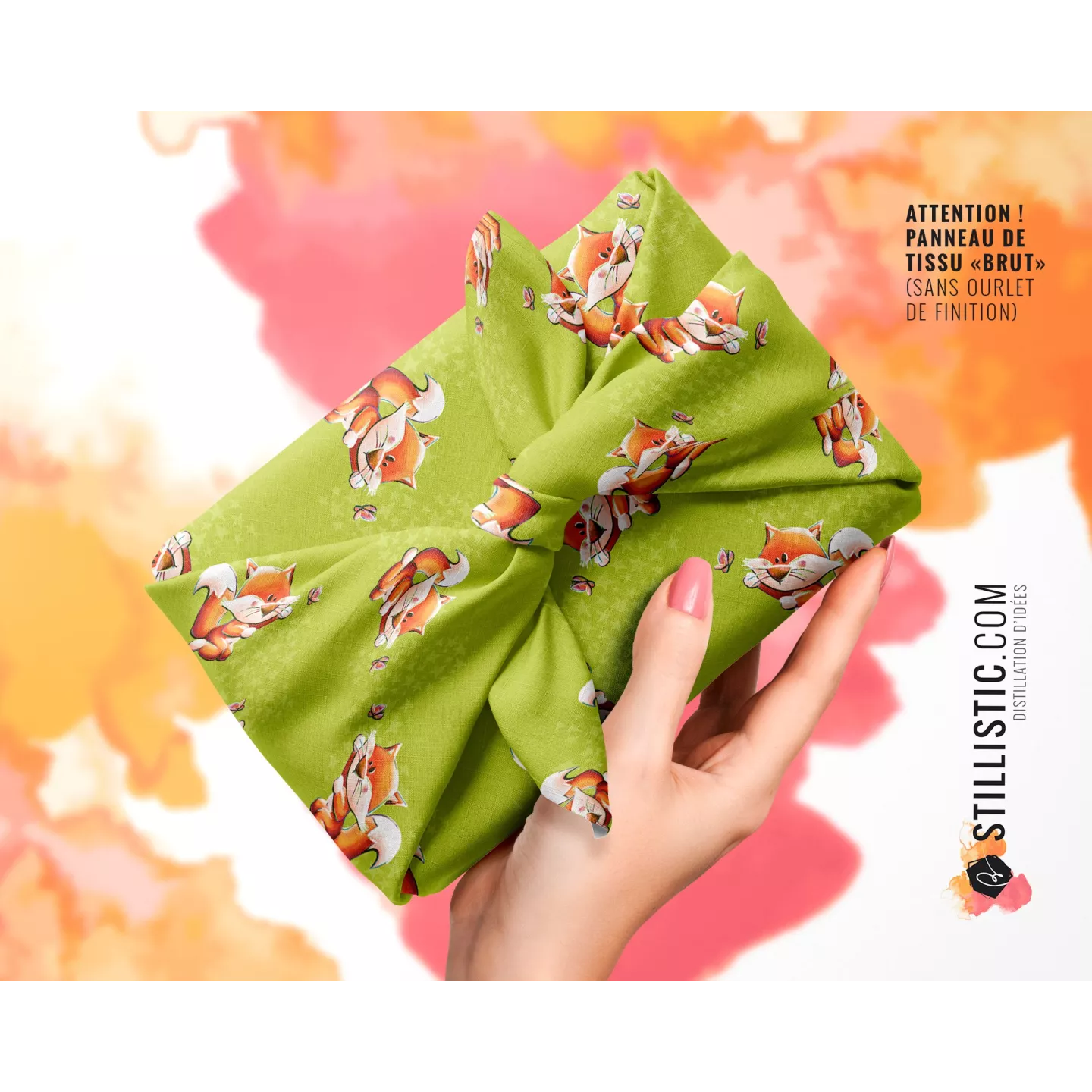 Coupon Furoshiki Bébé renard