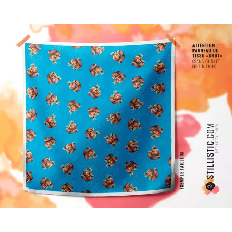 Coupon Furoshiki Bébé écureuil