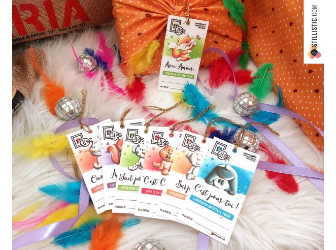 Etiquettes cadeaux toutes occasions à planter (éco-responsable)