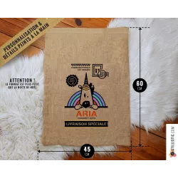 Sac cadeau jute Renard