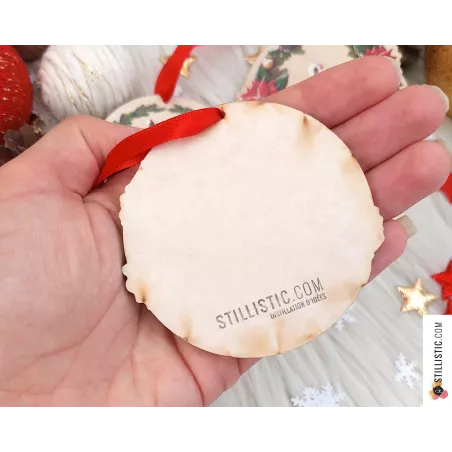 Décorations de Noël en bouleau animaux