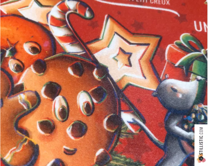 Set de table du Père Noël Motif Souris en Feutrine épaisse