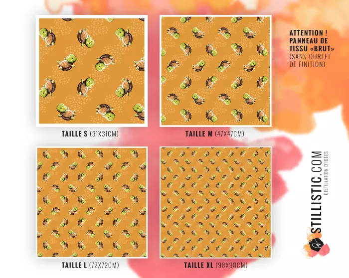 Coupon Furoshiki bébé tortue