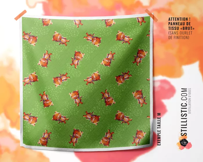 Coupon Furoshiki bébé tigre