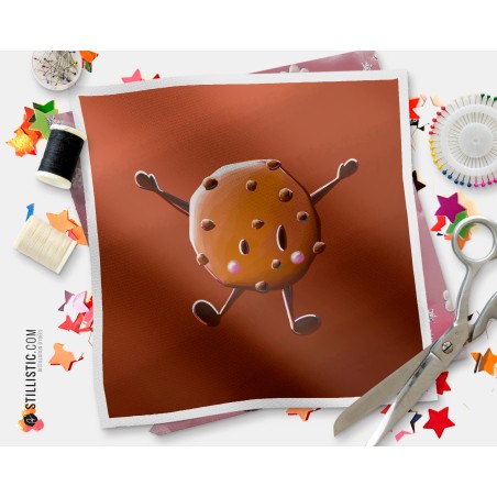 Coupon illustré Cookie coton ou minky