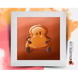 Cadre Illustration Tartine