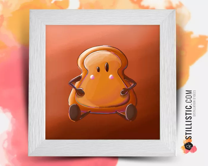 Cadre Illustration Tartine