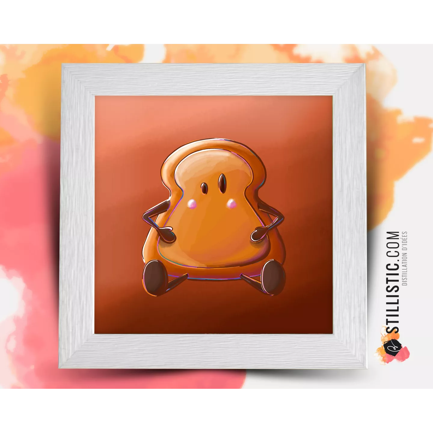 Cadre Illustration Tartine