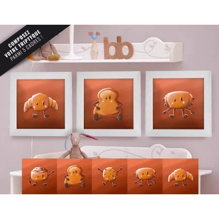 Cadre Illustration Tartine