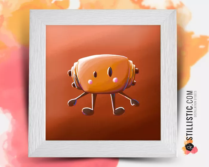 Cadre Illustration Chocolatine