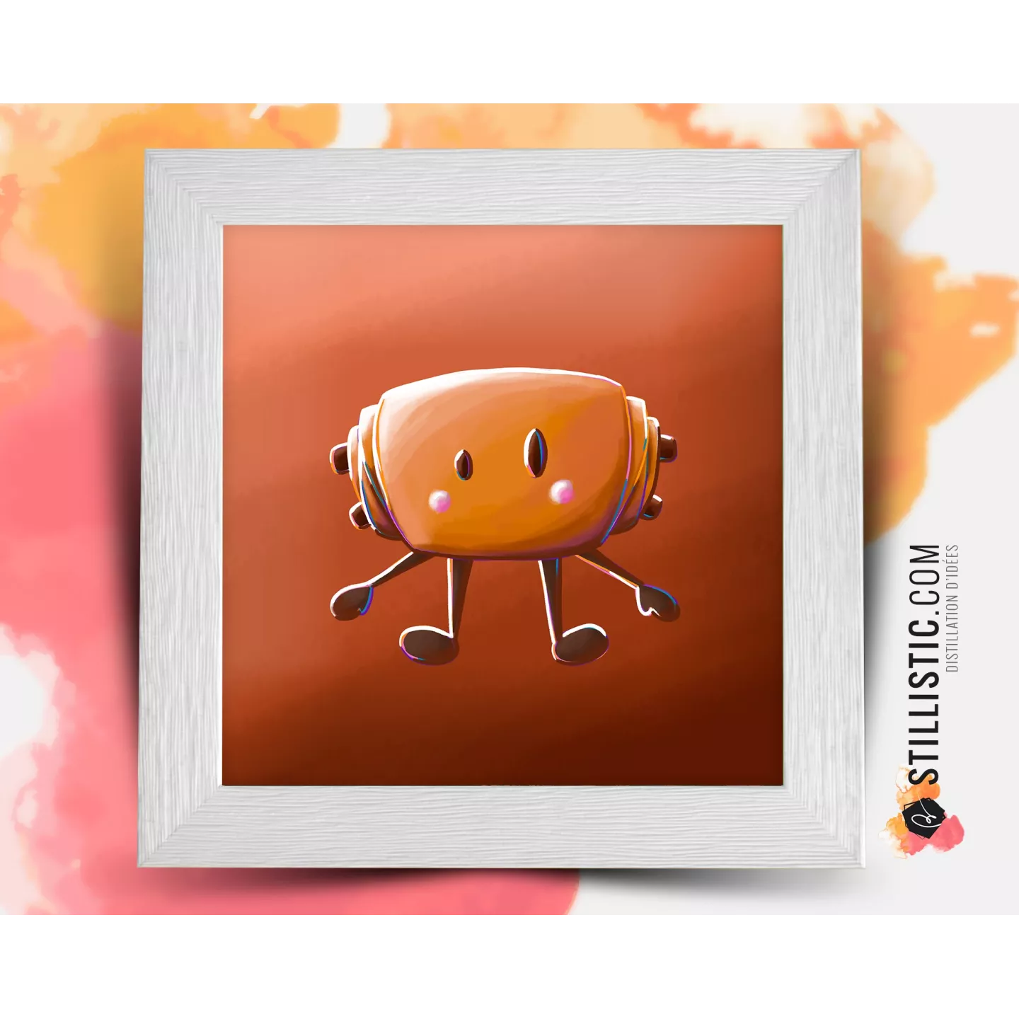 Cadre Illustration Chocolatine