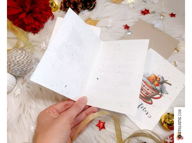 Carte de voeux Agneau Pâques à planter