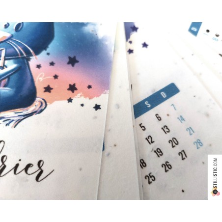 Calendrier 2026 à planter astrologie éco-responsable