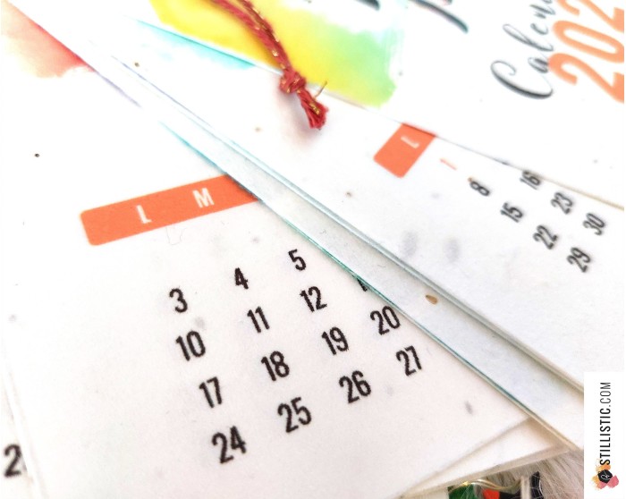 Calendrier 2026 à planter animaux éco-responsable