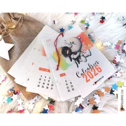 Calendrier 2026 à planter animaux éco-responsable
