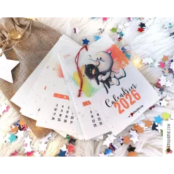 Calendrier 2026 à planter animaux éco-responsable