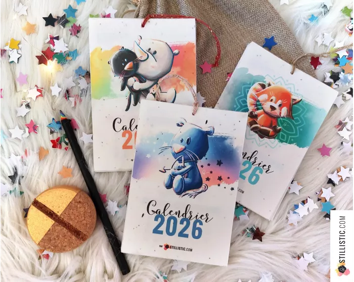 Calendrier 2026 à planter animaux éco-responsable
