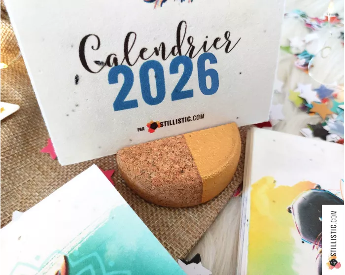 Calendrier 2026 à planter animaux éco-responsable