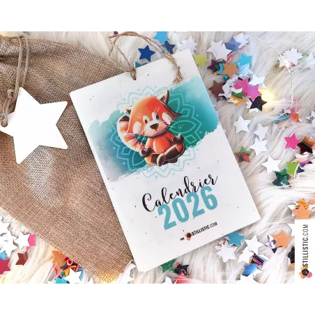 Calendrier 2026 à planter yogis éco-responsable