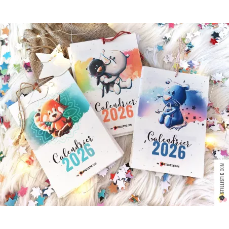 Calendrier 2026 à planter yogis éco-responsable