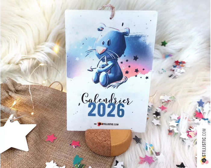 Calendrier 2026 à planter astrologie éco-responsable