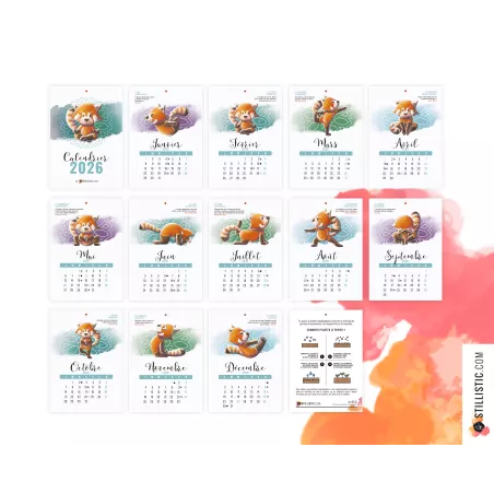 Calendrier à planter 2026 des yogis éco-responsable