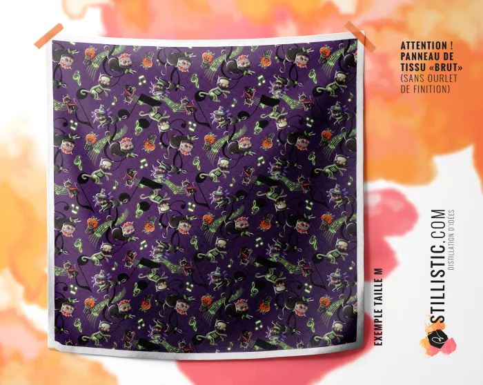 Coupon Furoshiki Bal masqué d'Halloween