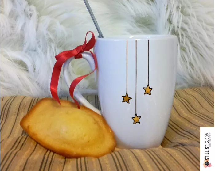 Tasse Mug à thé ou café Licorne en céramique peint à la main Noir et Or pour maman ou enfant