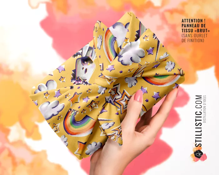 Coupon Furoshiki Licorne toboggan